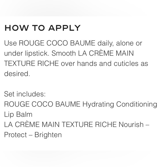 CHANEL Hydration On Hand Holiday Gift Set - Picture 4 of 5